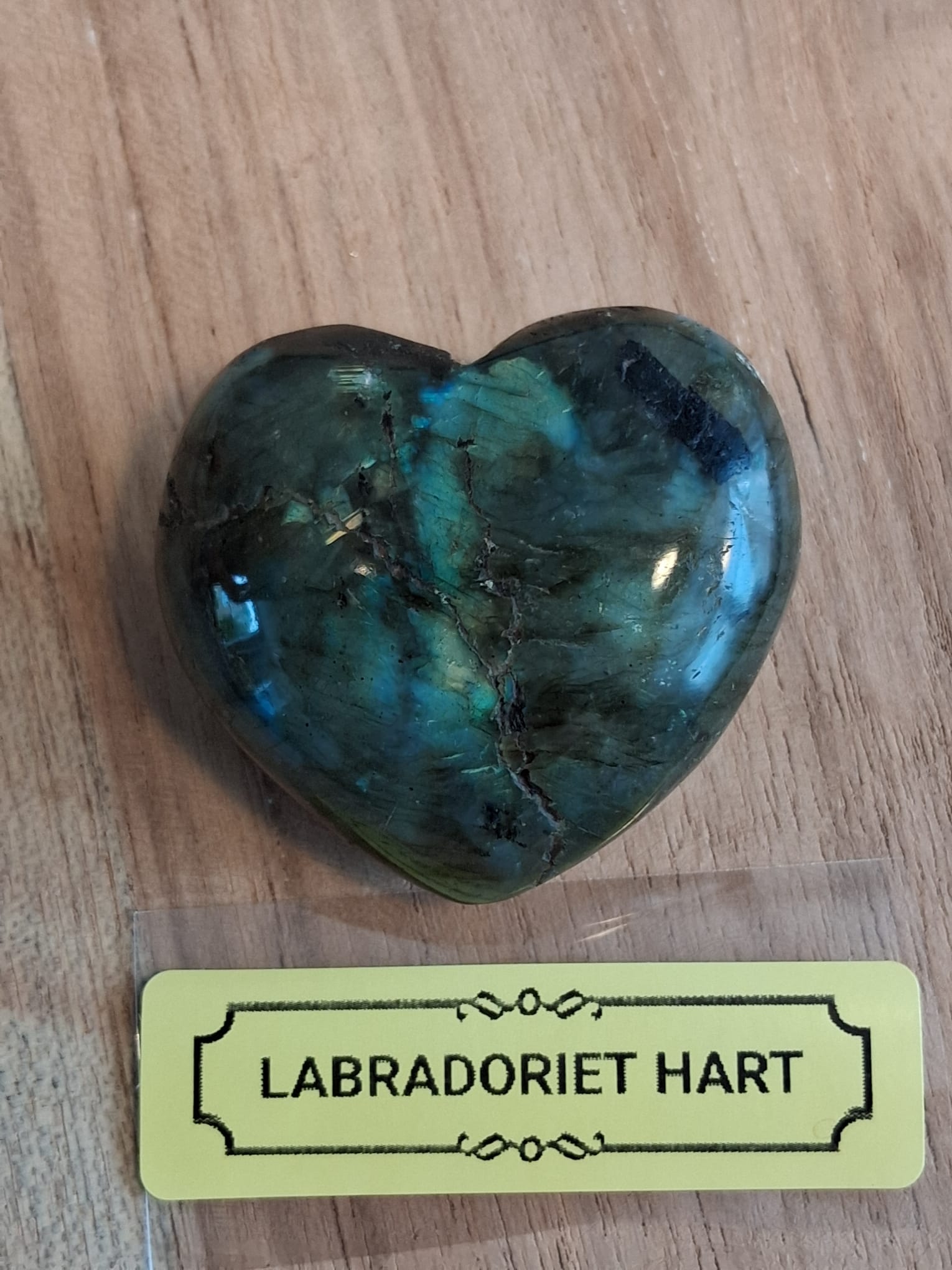 Labradoriet Hart | Bescherming, Intuïtie & Innerlijke Kracht