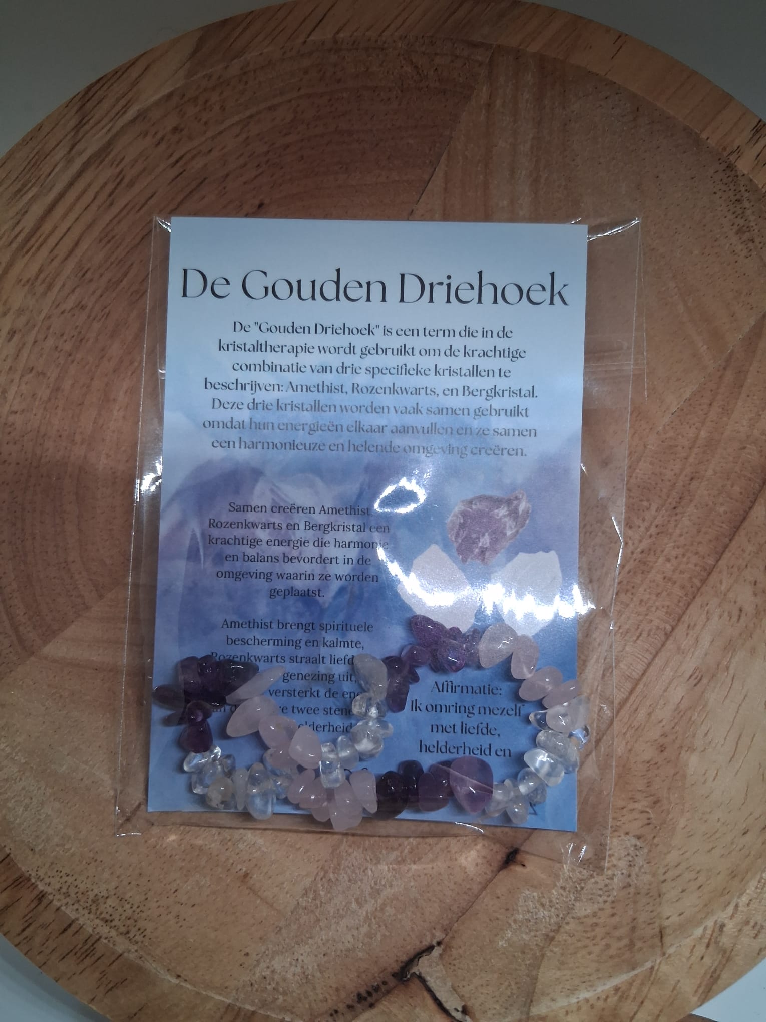 Gouden Driehoek Armband – Wijsheid, Bescherming & Spirituele Groei