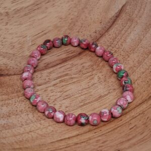 Regensteen Agaat Kogelarmband - Aardend, Kalmerend, Harmoniserend