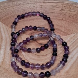Fluoriet Paars (Focus • Helderheid • Bescherming) Kogel Armband