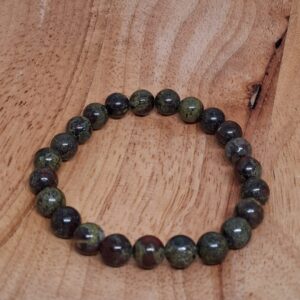 Jaspis Drakenbloed (Kracht • Moed • Vitaliteit) Kogel Armband