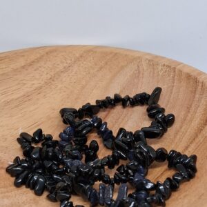 Obsidiaan Zwart (Bescherming • Aarding • Zuivering) Split Armband