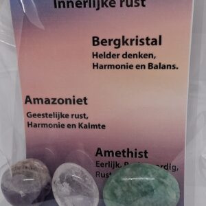 Edelstenen Setje Innerlijke Rust - Kalmerend, Aardend, Balancerend